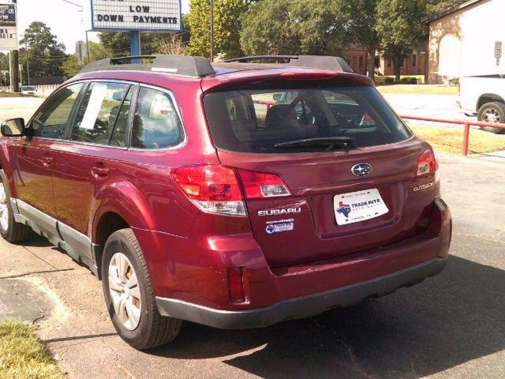 2011 Ruby Red Pearl /Warm Ivory Cloth Int Subaru Outback 2.5i (4S4BRCAC5B3) with an 2.5L H4 DOHC 16V engine, Continuously Variabl transmission, located at 116 N. Frazier Street, Conroe, TX, 77301, (936) 647-0690, 30.308662, -95.460480 - Photo #4