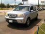 2011 Alabaster Silver Met /Black Leather Interi Honda Pilot EX-L 4WD 5-Spd AT (5FNYF4H50BB) with an 3.5L V6 SOHC 24V engine, 5-Speed Automatic transmission, located at 116 N. Frazier Street, Conroe, TX, 77301, (936) 647-0690, 30.308662, -95.460480- Photo#2