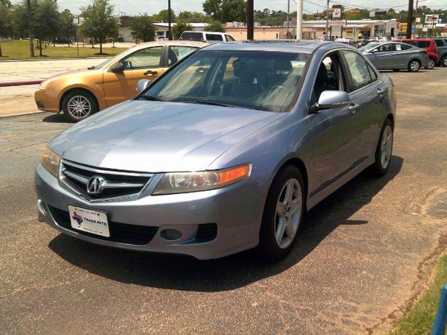 2007 Arctic Blue Pearl /Parchment Leather In Acura TSX 5-Speed AT (JH4CL96837C) with an 2.4L L4 DOHC 16V engine, 5-Speed Automatic transmission, located at 116 N. Frazier Street, Conroe, TX, 77301, (936) 647-0690, 30.308662, -95.460480 - Photo#2