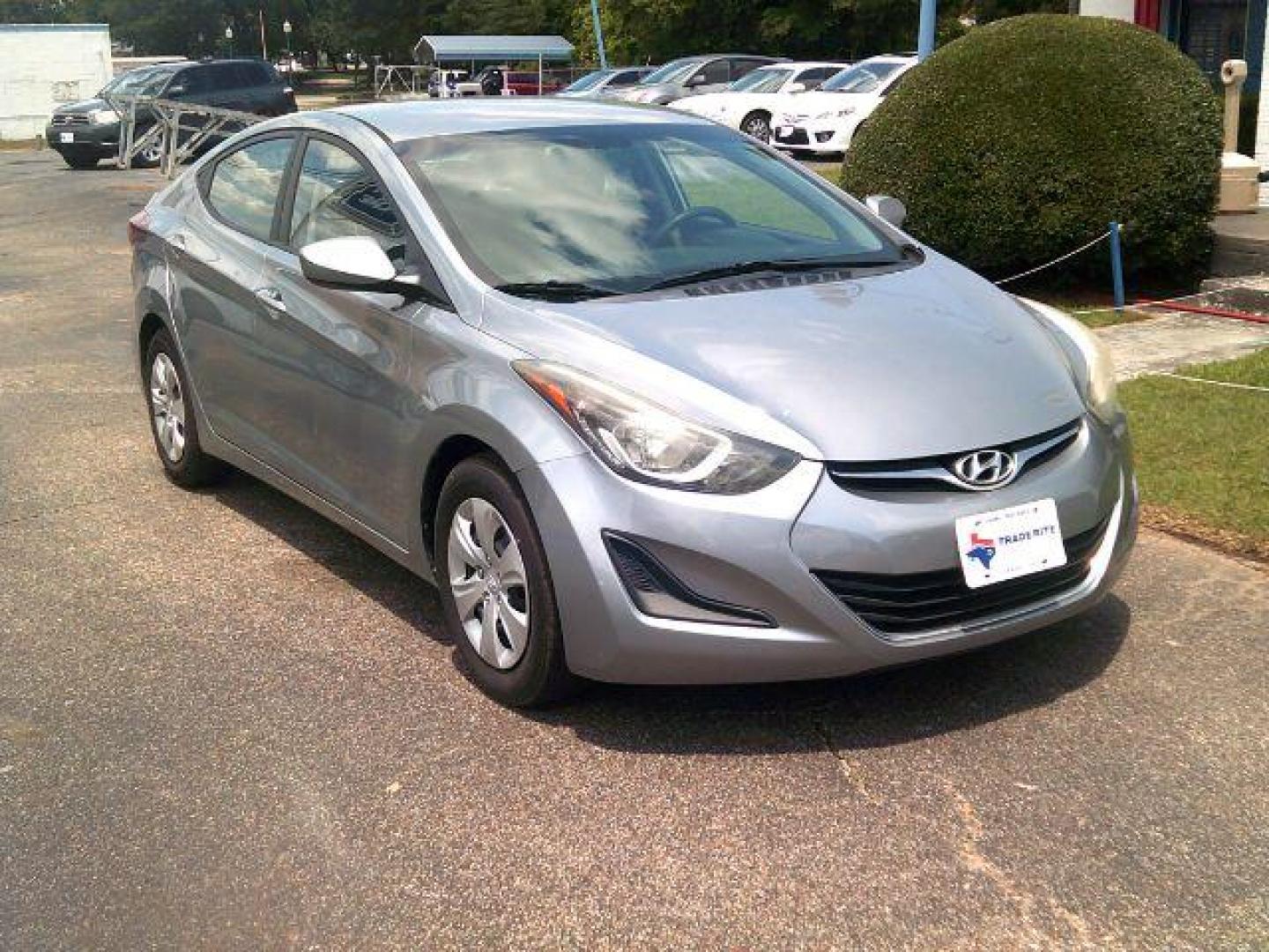 2016 Gray /Gray Leather Hyundai Elantra Value Edition (5NPDH4AE6GH) with an 1.8L engine, AUTOMATIC transmission, located at 116 N. Frazier Street, Conroe, TX, 77301, (936) 647-0690, 30.308662, -95.460480 - Photo#1