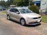 2014 gold /Gray Leather Volkswagen Jetta SE (3VWD17AJ4EM) with an 1.8L engine, AUTOMATIC transmission, located at 116 N. Frazier Street, Conroe, TX, 77301, (936) 647-0690, 30.308662, -95.460480 - Photo#1