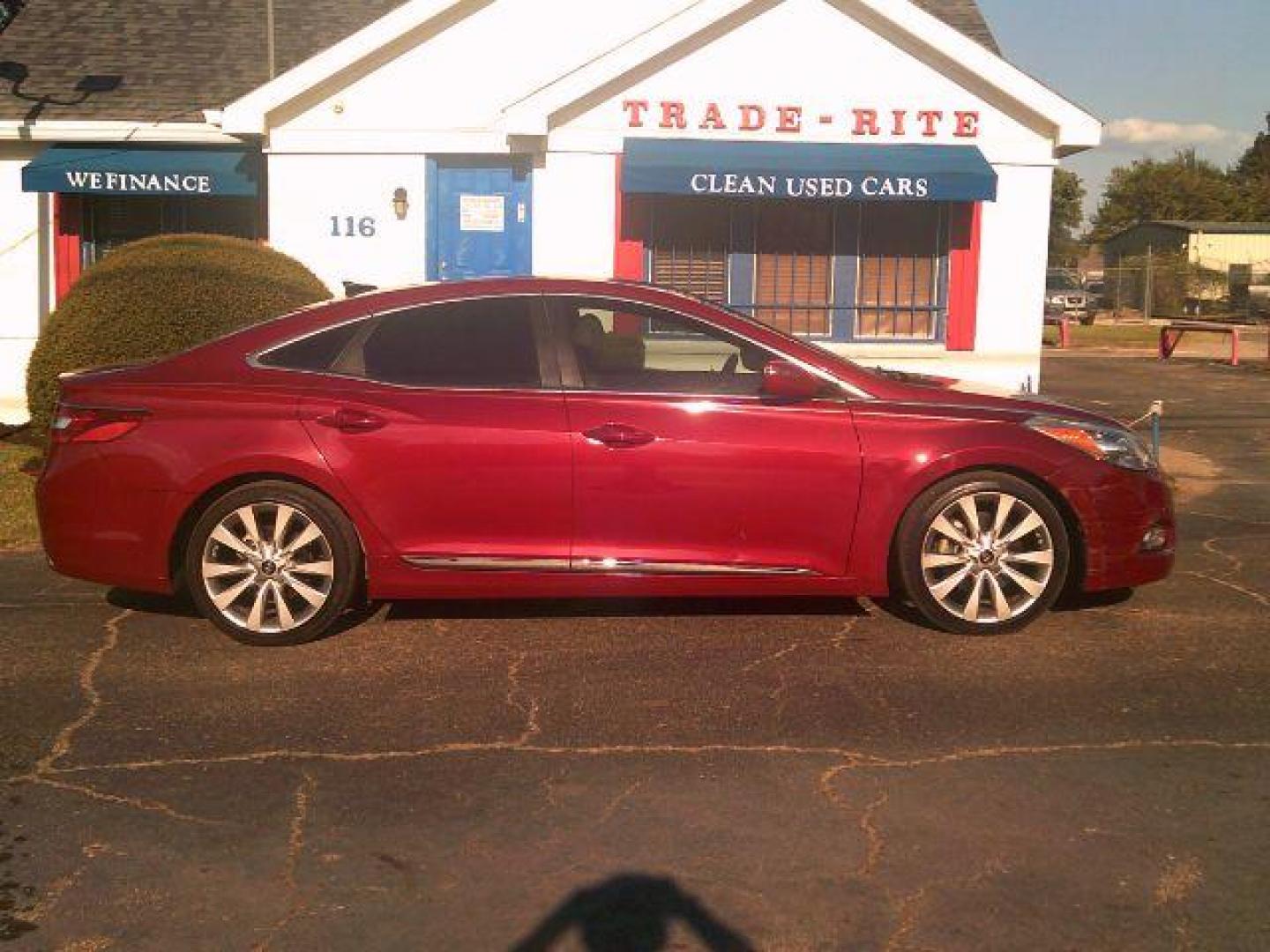 2013 RED Hyundai Azera LIMITED (KMHFH4JG8DA) , located at 116 N. Frazier Street, Conroe, TX, 77301, (936) 647-0690, 30.308662, -95.460480 - Photo#0