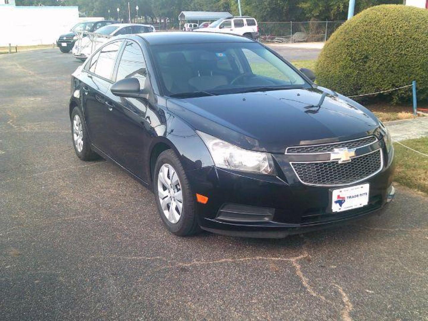 2014 BLACK Chevrolet Cruze LS Auto (1G1PA5SH0E7) with an ECOTEC 1.8L I-4 DOHC engine, located at 116 N. Frazier Street, Conroe, TX, 77301, (936) 647-0690, 30.308662, -95.460480 - Photo#1