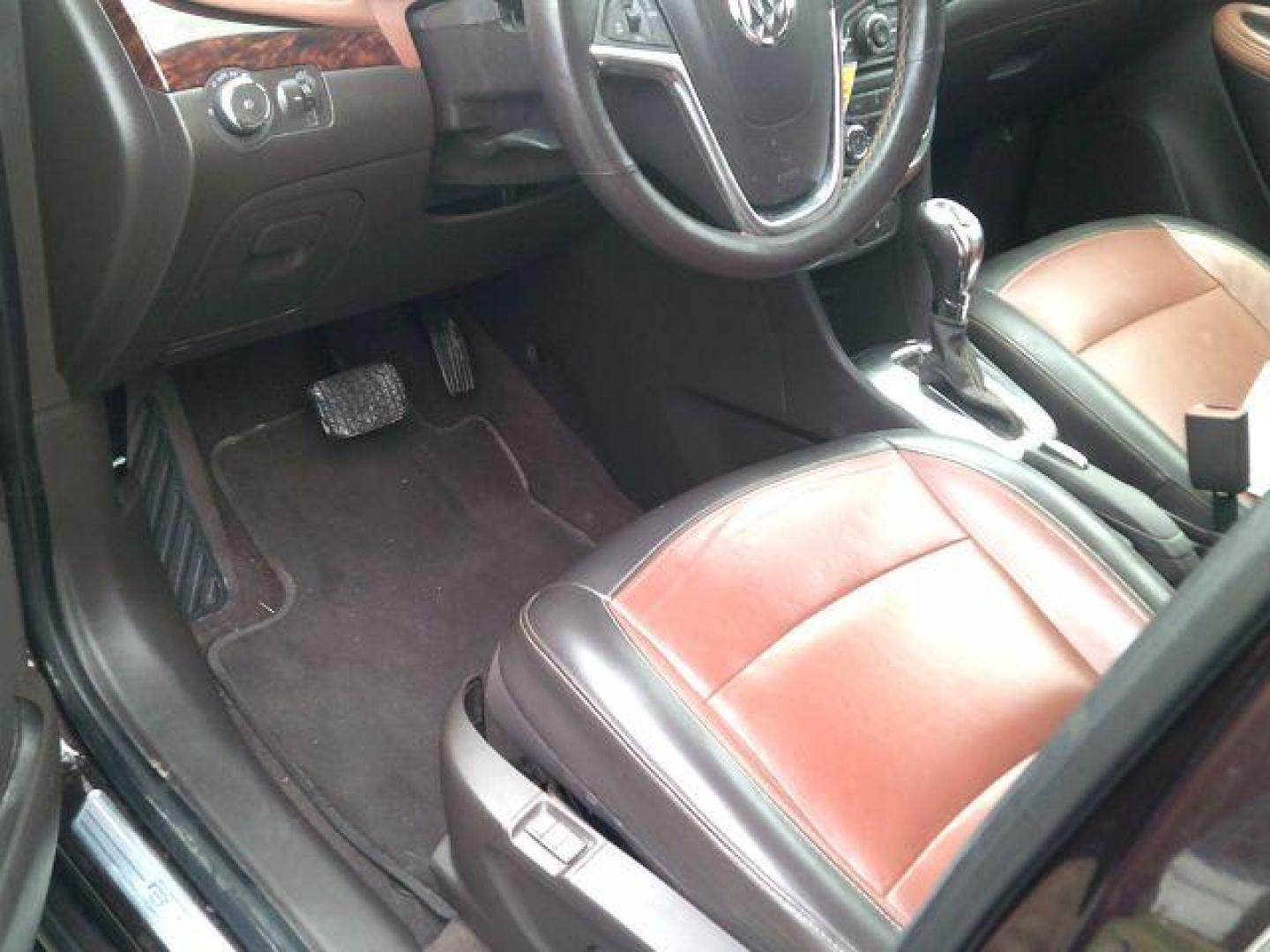 2014 Deep Espresso Brown Metallic /Saddle Buick Encore Leather (KL4CJCSB0EB) with an Ecotec 1.4L I-4 DOHC engine, located at 116 N. Frazier Street, Conroe, TX, 77301, (936) 647-0690, 30.308662, -95.460480 - Photo#7